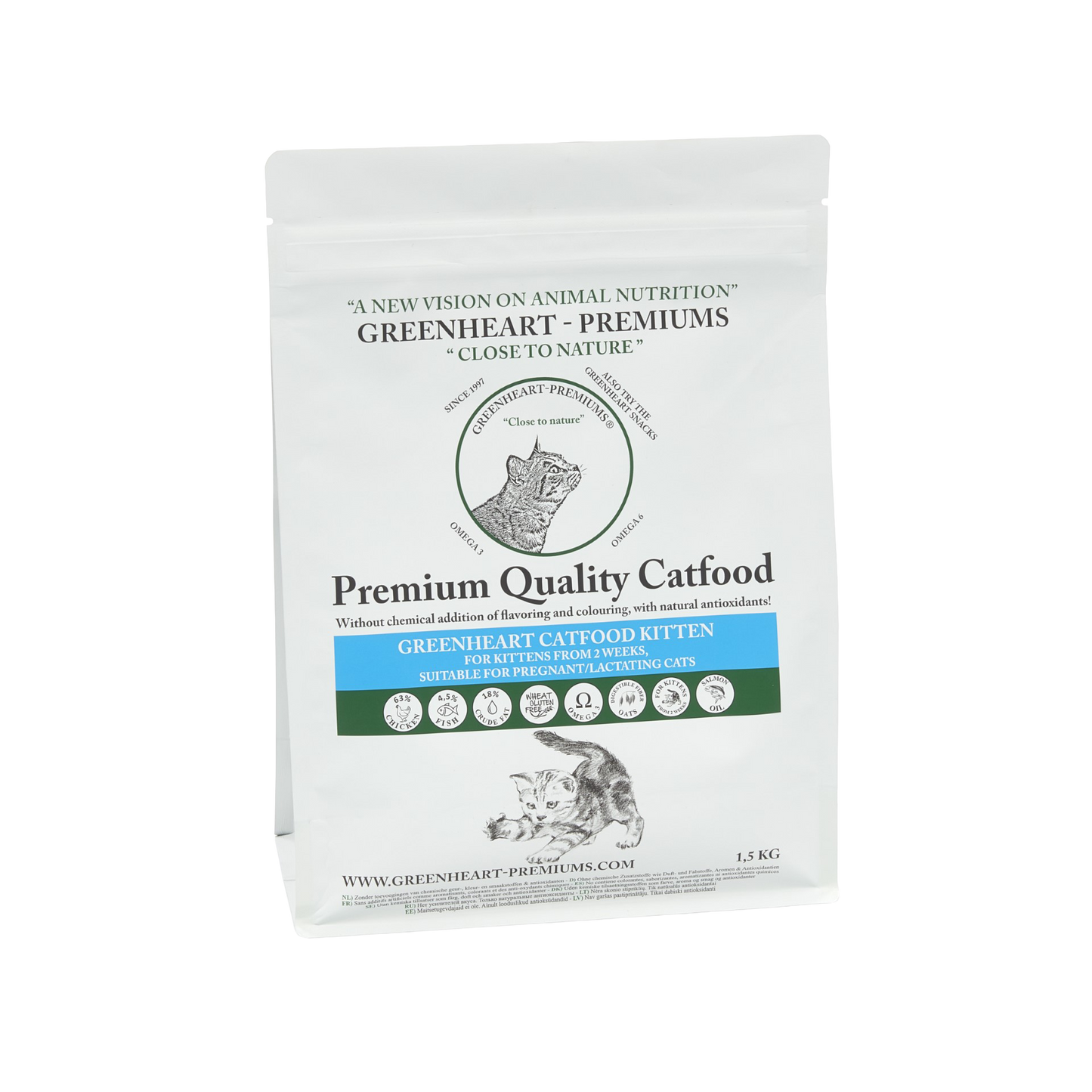 Greenheart Premiums Katzenfutter Kitten