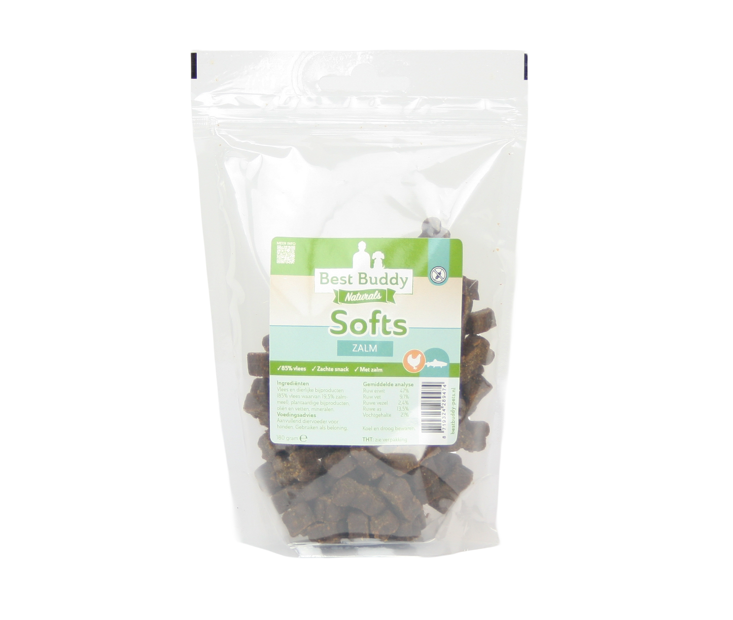 Softs Zalm - 180 gr